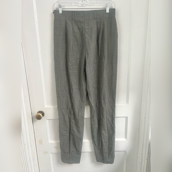 Escada Grey Wool Pants Size M $875 - Picture 3 of 3